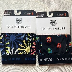 2 Pair of Thieves Men's Boxer Briefs  Size small
